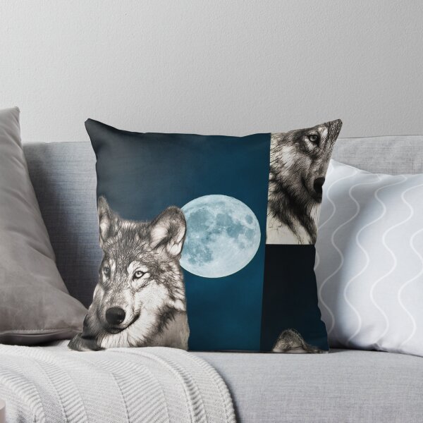 Item preview, Wolf Blue Moon designed and sold by OceansSupply.