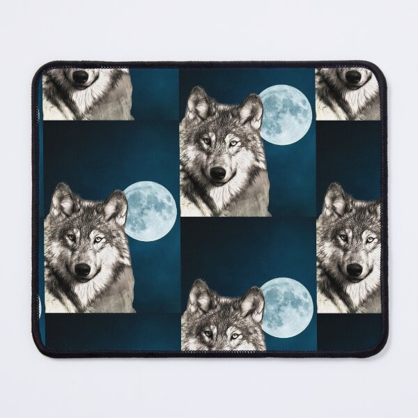 Item preview, Wolf Blue Moon designed and sold by OceansSupply.