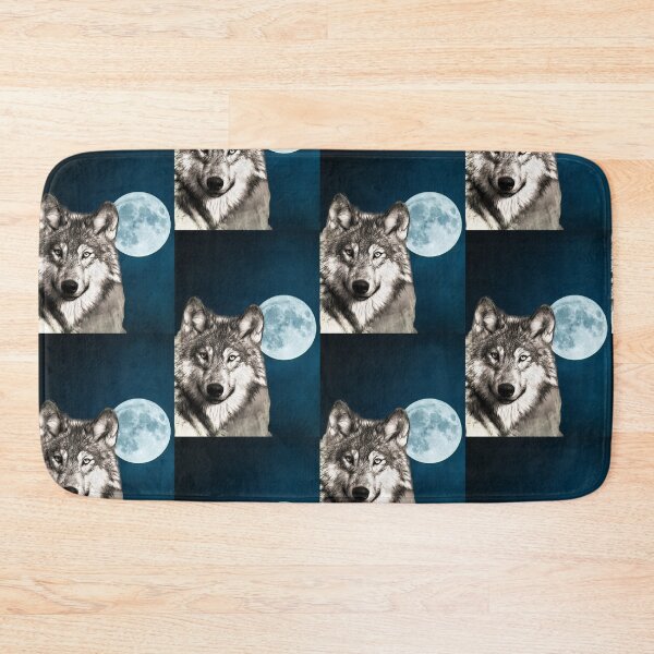 Item preview, Wolf Blue Moon designed and sold by OceansSupply.