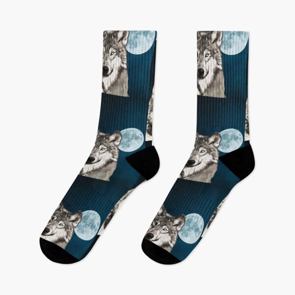 Item preview, Wolf Blue Moon designed and sold by OceansSupply.