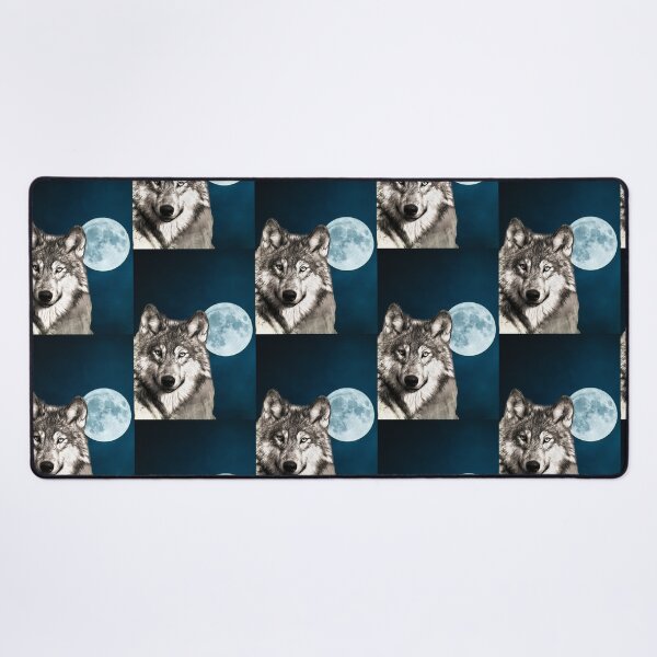 Item preview, Wolf Blue Moon designed and sold by OceansSupply.