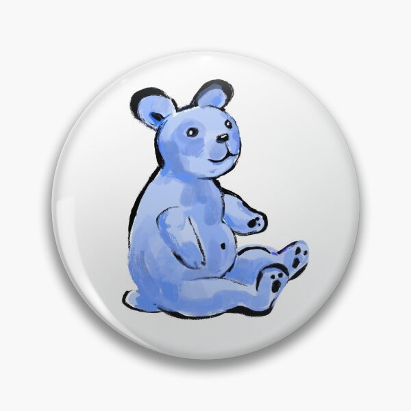 Artikelvorschau, Blauer verträumter Teddybär entworfen und verkauft von Lemontreeart63.