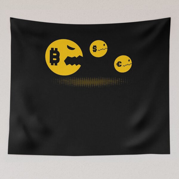 Item preview, Bitcoin Eating Currency Crypto Trading Hodl Cryptocurrency designed and sold by Dressed For  Duty.