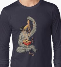 A Sloth Eating Spaghetti Long Sleeve T-Shirt