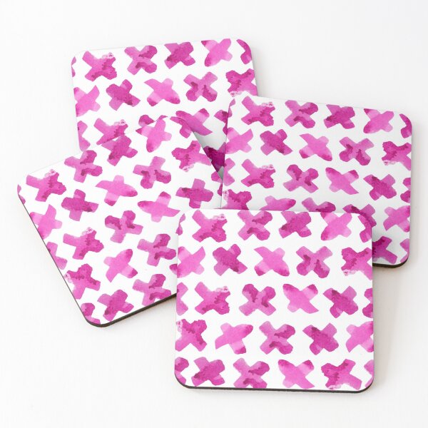 Item preview, indigo patterns in fuschia designed and sold by sofiahawk.