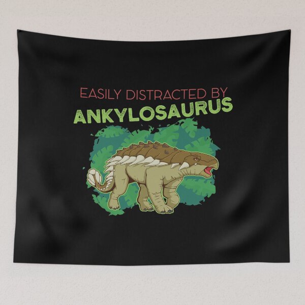 Item preview, Funny Easily Distracted By Ankylosaurus Prehistoric Animal design designed and sold by jakehughes2015.