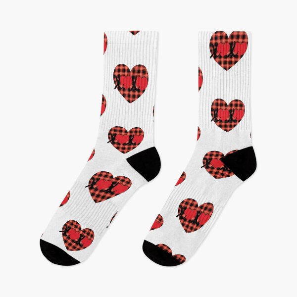 Item preview, XOXO Women Valentine’s Day  Cute  Plaid  Heart Graphic  designed and sold by mountassirmahdi.