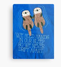 Otter Metallbild