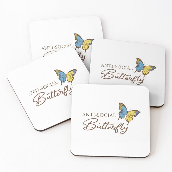 Item preview, Funny Antisocial Butterfly designed and sold by altk btk.