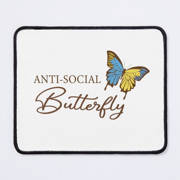 Item preview, Funny Antisocial Butterfly designed and sold by altk btk.