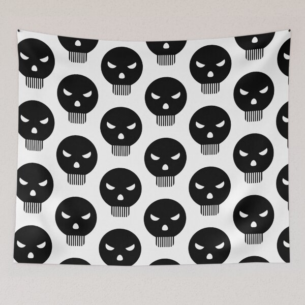 Item preview, Angry Minimal skull art designed and sold by ideando.