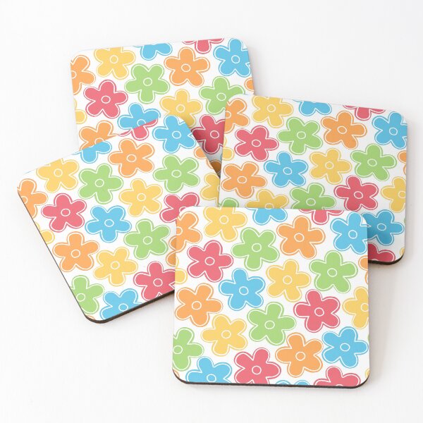 Item preview, Bright Hippie Flowers Pattern designed and sold by passionatelyem.
