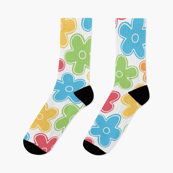 Item preview, Bright Hippie Flowers Pattern designed and sold by passionatelyem.