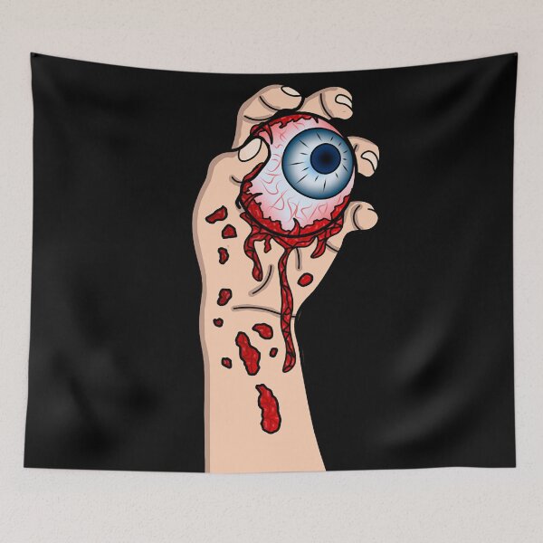 Item preview, Eye creepy (red) designed and sold by PaintedGlass.