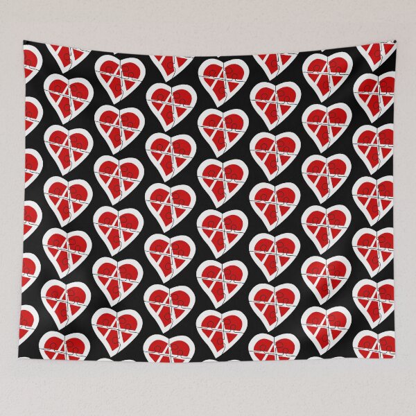 Item preview, Relationship Anarchy Heart Puzzle Symbol  designed and sold by MyThingNow.