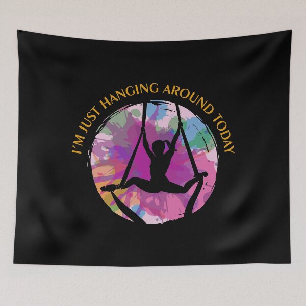 Item preview, Aerialist Hanging Around Aerial Yoga Aerial Silk Acrobatic design designed and sold by jakehughes2015.