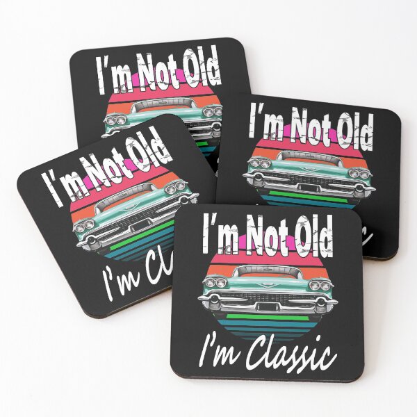 Item preview, I’m not old I’m classic Funny Tee Shirt Retro - Colour on Black designed and sold by ShumShumShop.