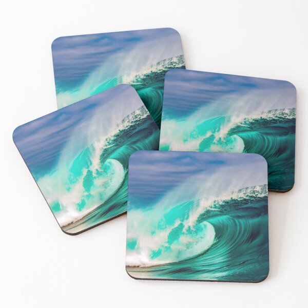 Item preview, Stunning Ocean Wave digital watercolor painting, beautiful close up designed and sold by Orianah.