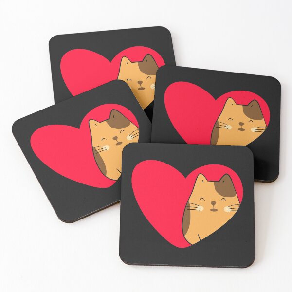 Item preview, A cat inside a heart valentine designed and sold by dzairshirts.