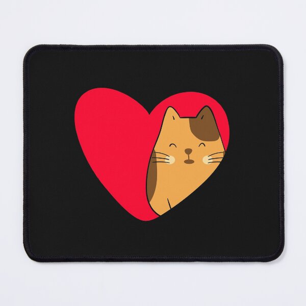 Item preview, A cat inside a heart valentine designed and sold by dzairshirts.