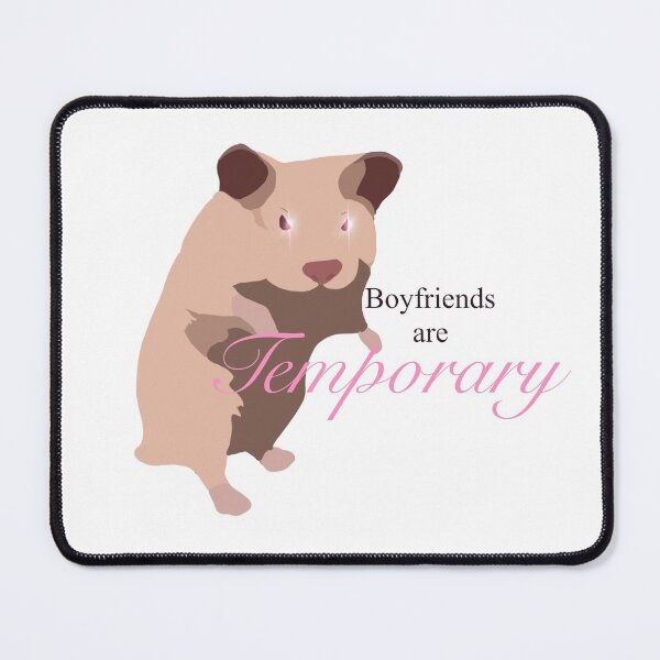 Item preview, Boyfriends are temporary threatening hamster  designed and sold by LadyLettuce.