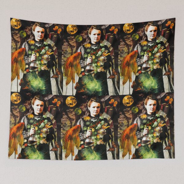 Item preview, Marie Curie Scientist Chemistry Physics Radioactive Nobel designed and sold by Seruni Artworks.