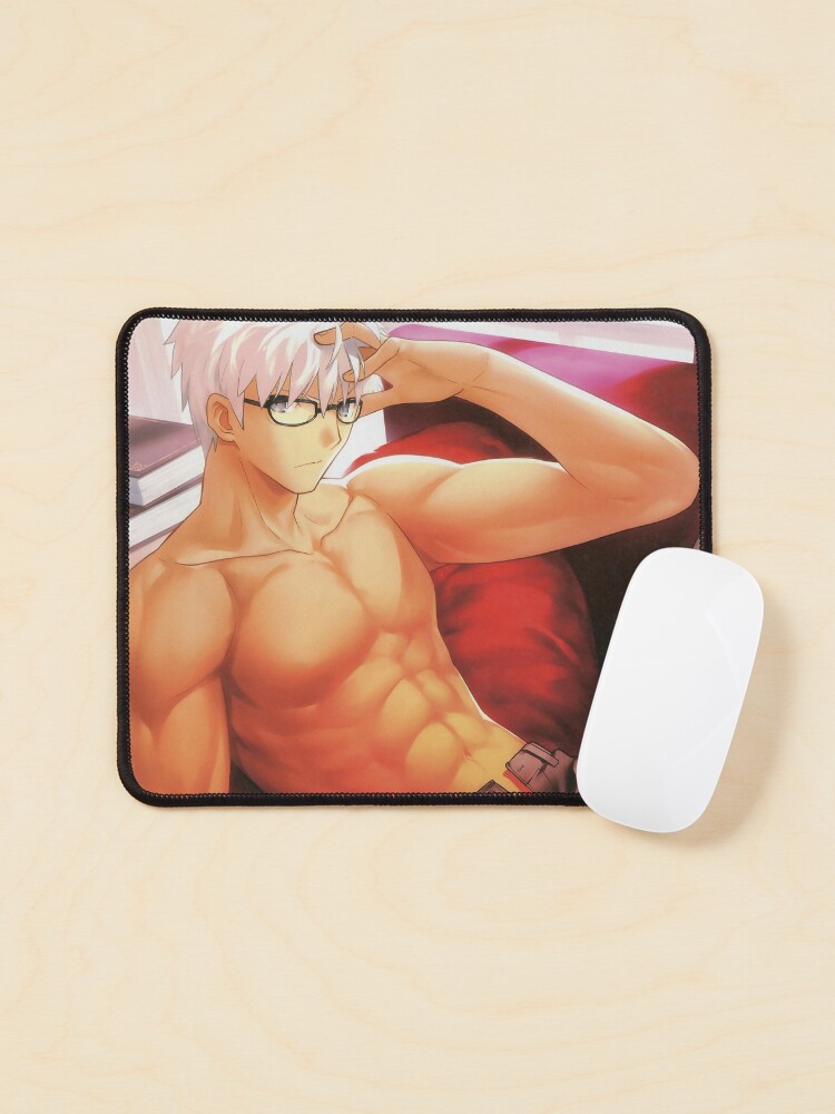 Sexy Anime Nerd Dude Mouse Pad For Sale By Nickphillips Redbubble