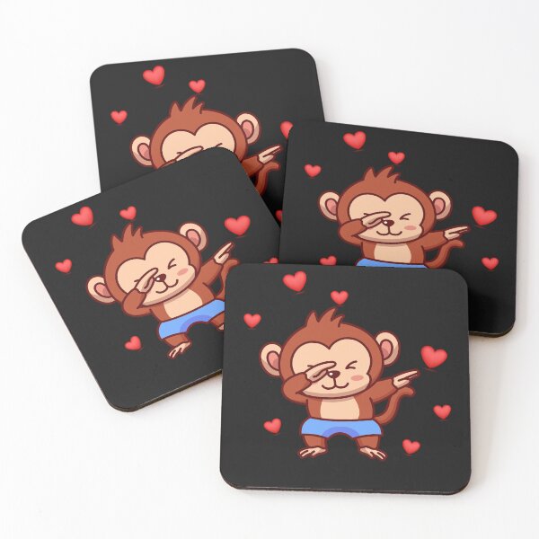Item preview, Valentines Day Dabbing monkey funny designed and sold by dzairshirts.