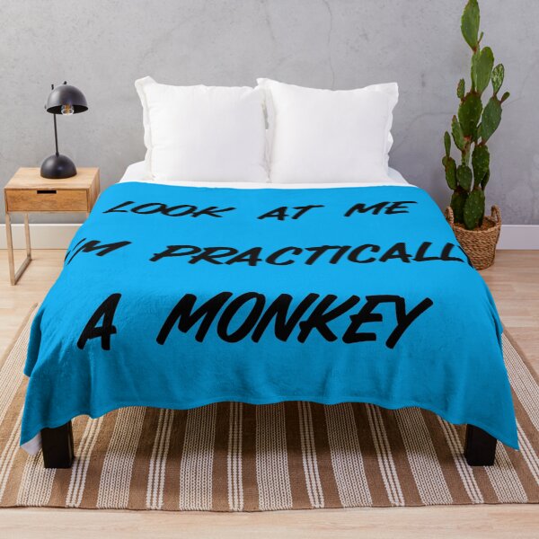 Item preview, look at me im practically a monkey blue designed and sold by Cora Gregory.