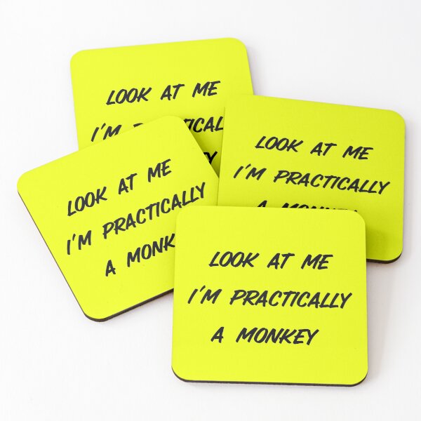 Item preview, look at me im practically a monkey yellow designed and sold by Cora Gregory.