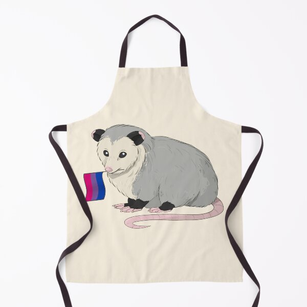 Item preview, Bisexual Pride Flag Opossum designed and sold by celestialuka.