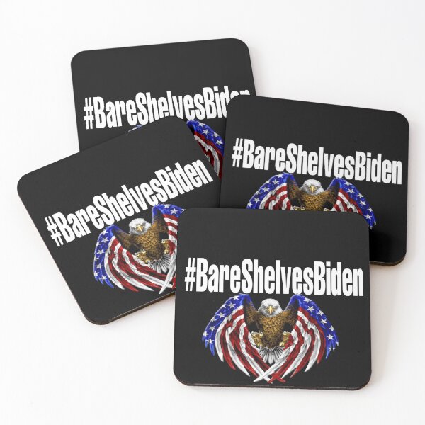 Artikelvorschau, #BareShelvesBiden Mit Flagge entworfen und verkauft von SagittarArt.