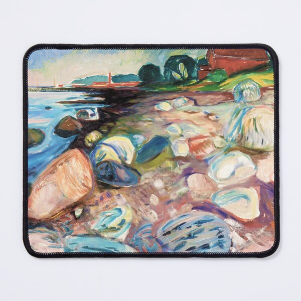 Item preview, Edvard Munch "Shore with Red House", 1904 designed and sold by Alexandra Dahl.