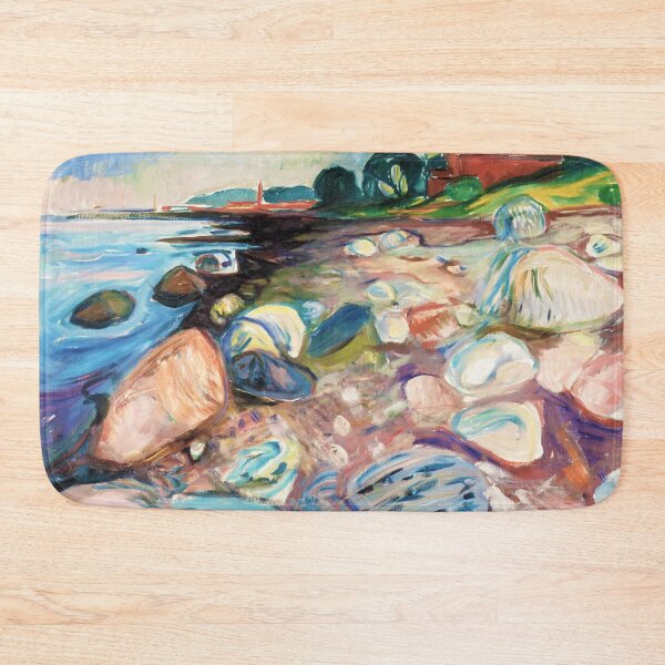Item preview, Edvard Munch "Shore with Red House", 1904 designed and sold by Alexandra Dahl.