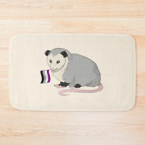 Item preview, Asexual Pride Flag Opossum designed and sold by celestialuka.
