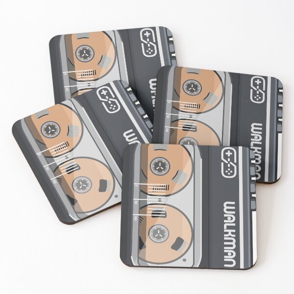 Item preview, A portable micro cassette WM-10 inspired design in black. designed and sold by GrafxGear.