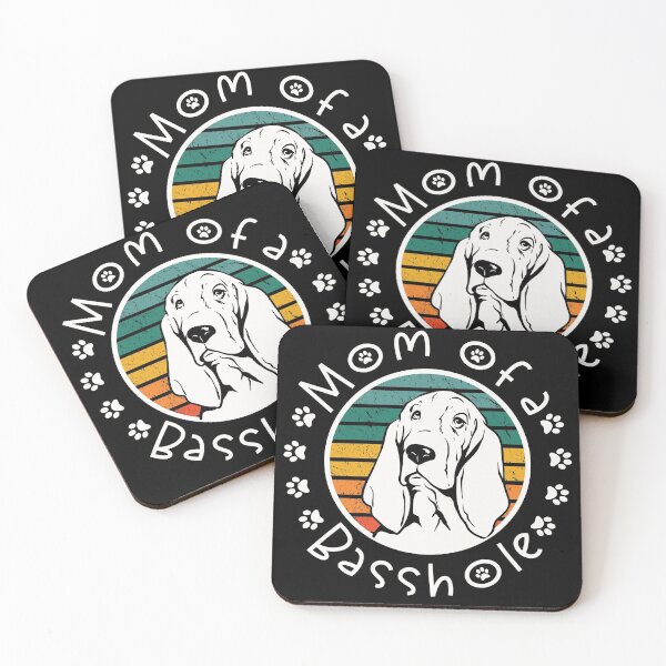 Item preview, Mom of a Basshole Basset Hound Lover designed and sold by TKsTees.