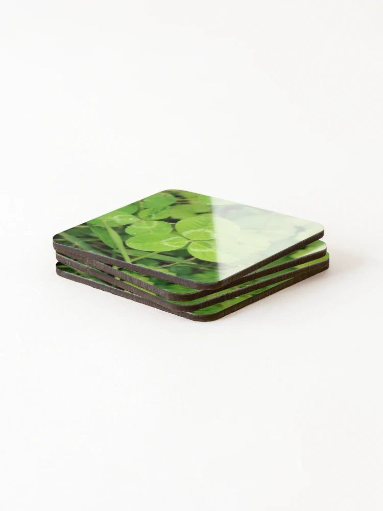 Thumbnail 4 of 5, Coasters (Set of 4), Spring Clover Morning designed and sold by Michael Keeter.