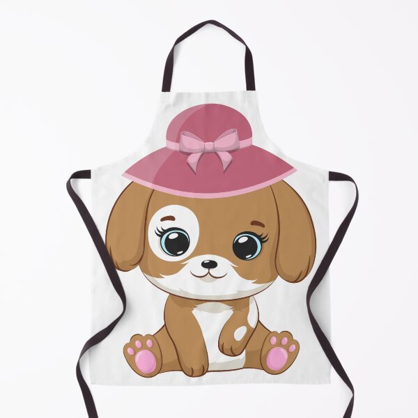 Item preview, Kawaii Adorable Puppy in Pink Hat designed and sold by silviaol.