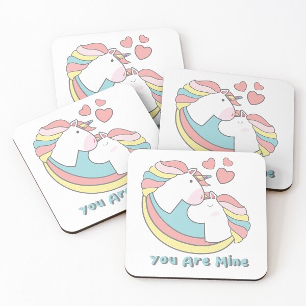 Item preview, You Are Mine Cute Unicorn Couple designed and sold by arwaIB.