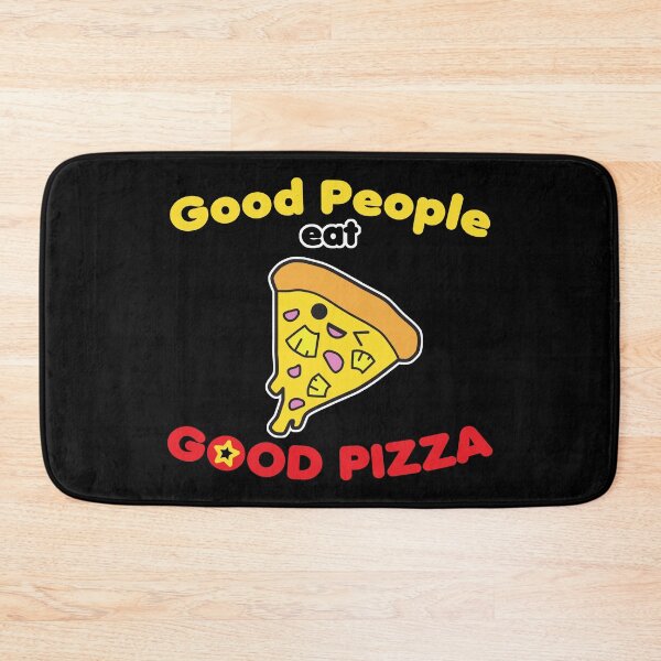 Item preview, Good People Eat Good Pizza Cute Kawaii Pizza Slice designed and sold by wingstar.