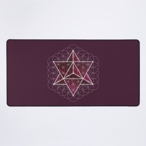 Item preview, Merkaba y flor de la vida en sugilita designed and sold by RedCloudDesign.