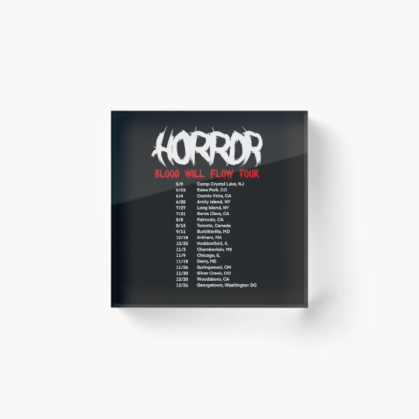 Item preview, Horror Movie Tour Shirt designed and sold by joefixit2.