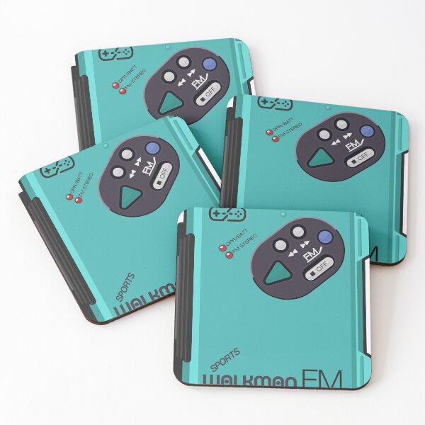 Item preview, A portable "Sports" Compact Cassette WM-F5 inspired design in green. designed and sold by GrafxGear.