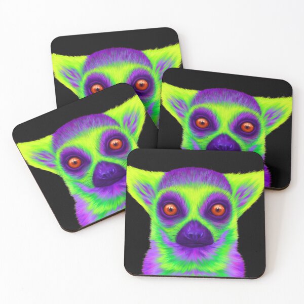 Item preview, Great and Purple Lemur designed and sold by NeonFuzz.