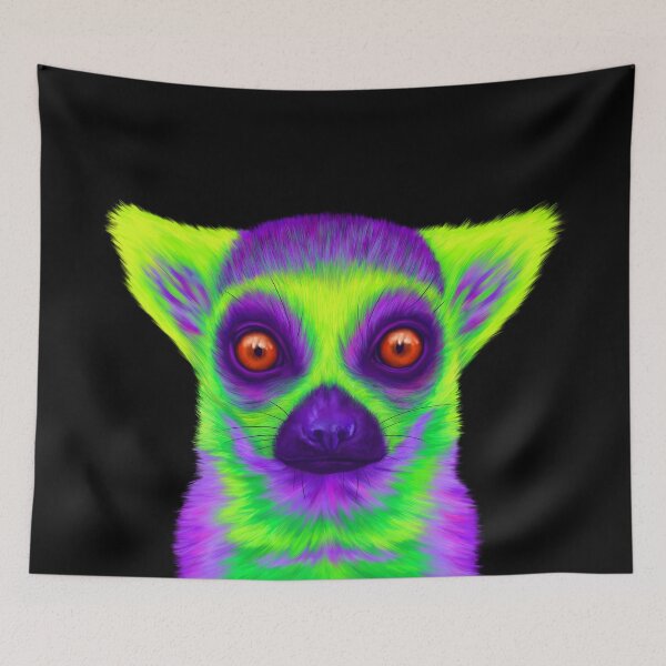 Item preview, Great and Purple Lemur designed and sold by NeonFuzz.