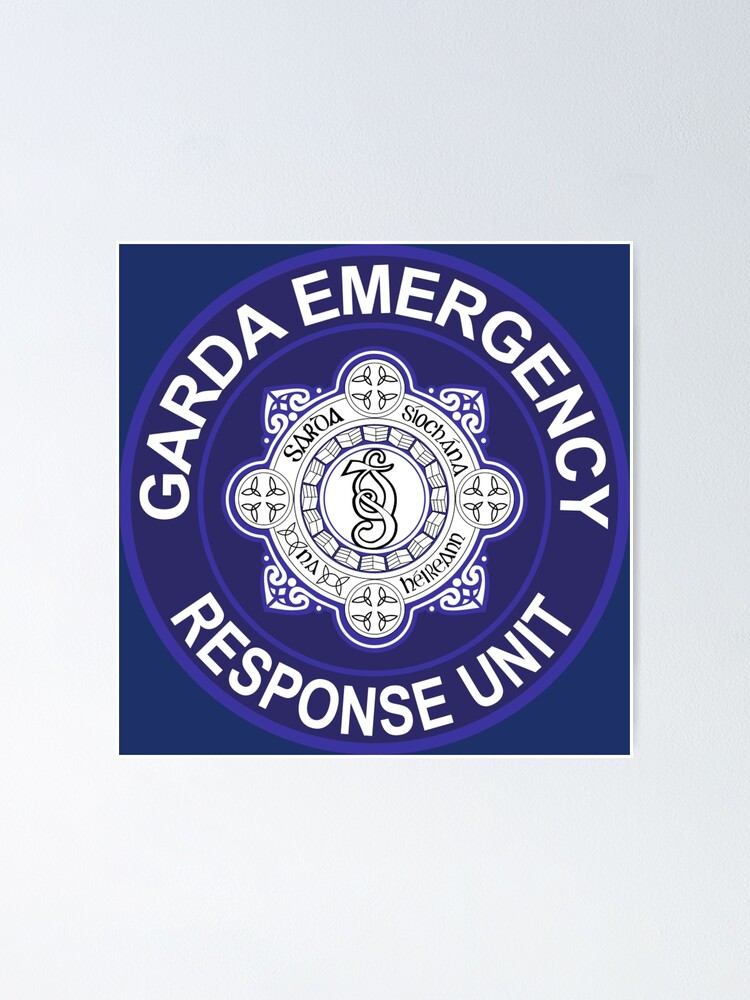 "Badge of Garda Emergency Response Unit" Poster for Sale by Shav