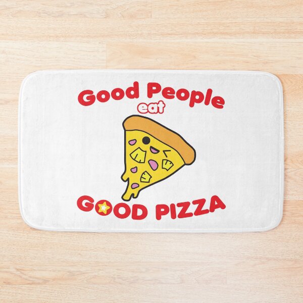 Item preview, Good People Eat Good Pizza Cute Kawaii Pizza Slice designed and sold by wingstar.
