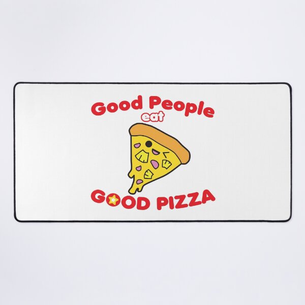 Item preview, Good People Eat Good Pizza Cute Kawaii Pizza Slice designed and sold by wingstar.