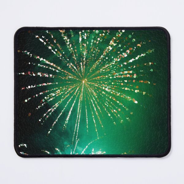 Item preview, Green Fireworks designed and sold by MathenaArt.